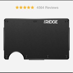Brand new never used Ridge black wallet